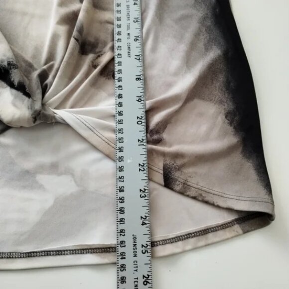 Clara SunWoo Knotted Hem Tunic Size Medium - Picture 6 of 7